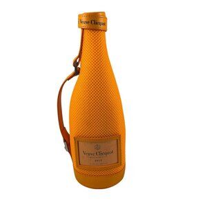 Veuve Clicquot Champagne Insulated Bottle Carrier Jacket with Handle Orange Gold